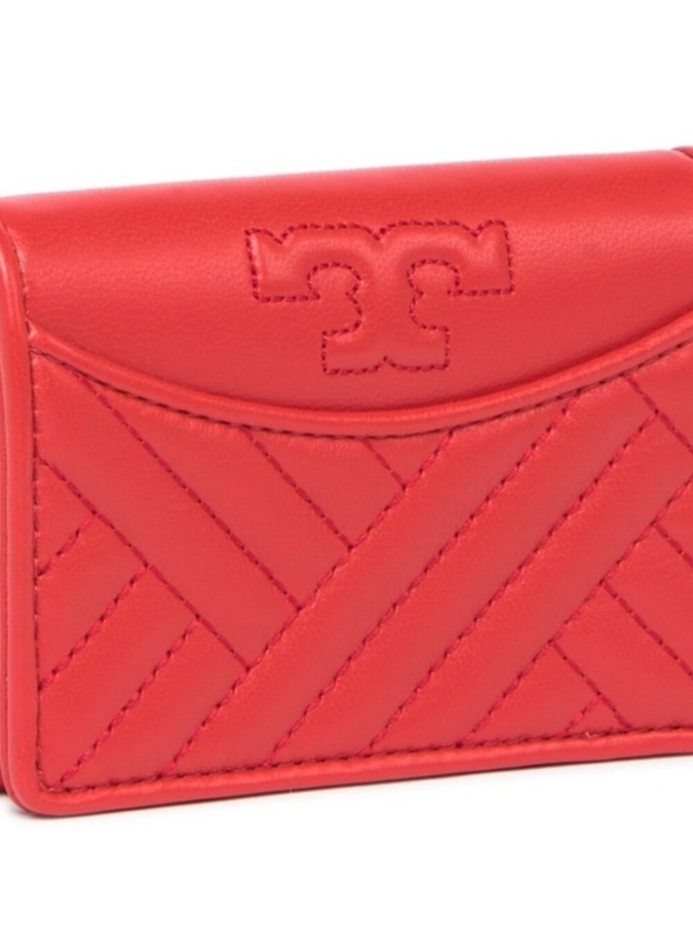NWT~TORY BURCH~Alexa Leather Foldable Mini Wallet - Picture 5 of 6